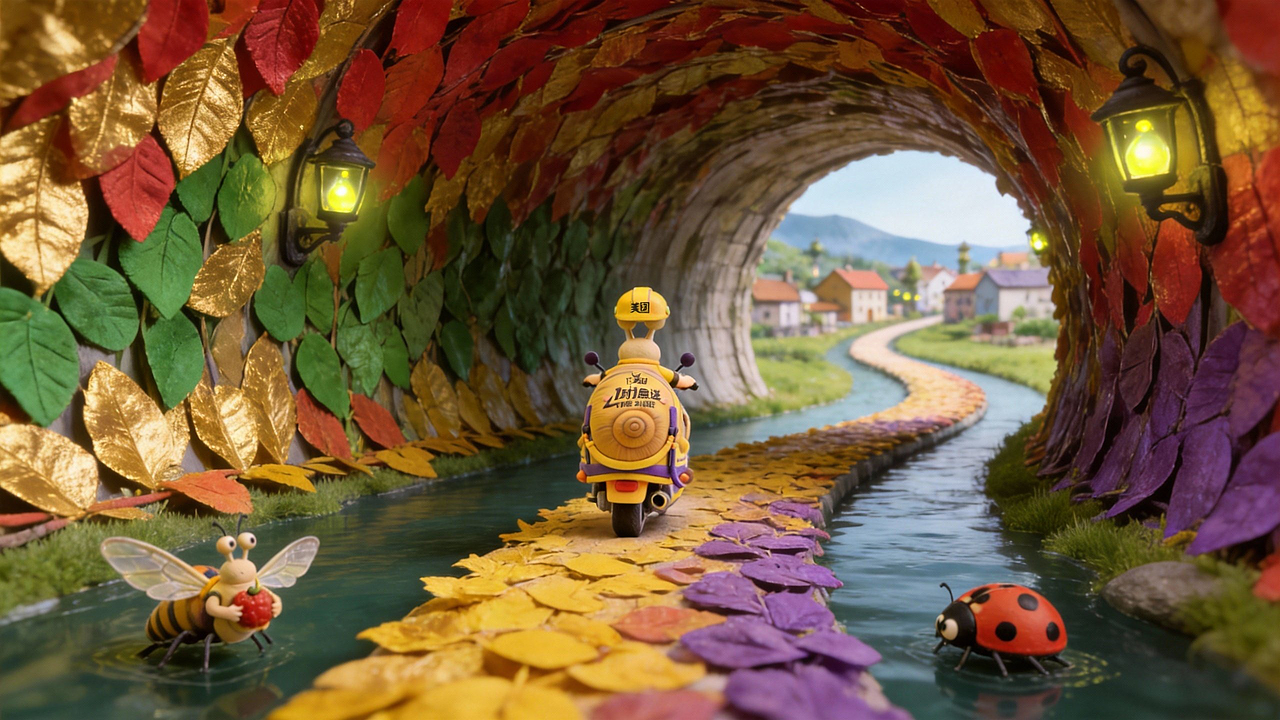 湿地小镇的周年庆急送（图ZNDAxOTg3OTU2） - AI作品 - 站酷设计师ArtFunStudio原创素材 - 站酷ZCOOL