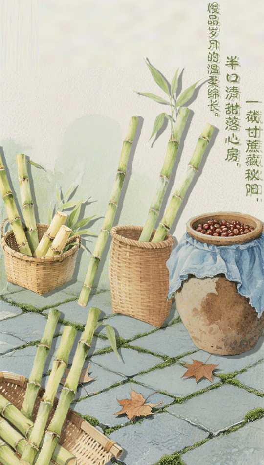 “品四季水果，感人生百味”--草莓、杨梅、柿子、甘蔗（图ZNDAxOTg5NjQ4） - 海报 - 站酷设计师花归尽落原创素材 - 站酷ZCOOL