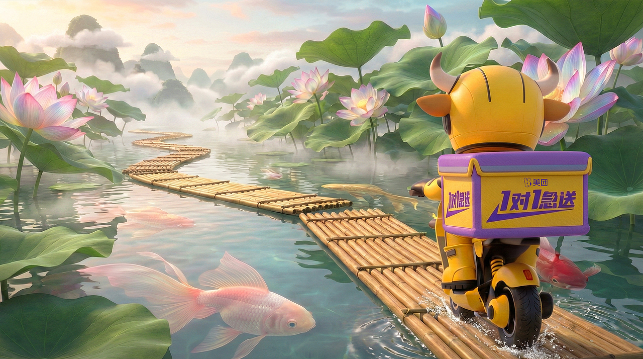 美团1对1急送特权-神仙级的专属服务（图ZNDAxOTkzNTQ0） - AI作品 - 站酷设计师辰火原创素材 - 站酷ZCOOL