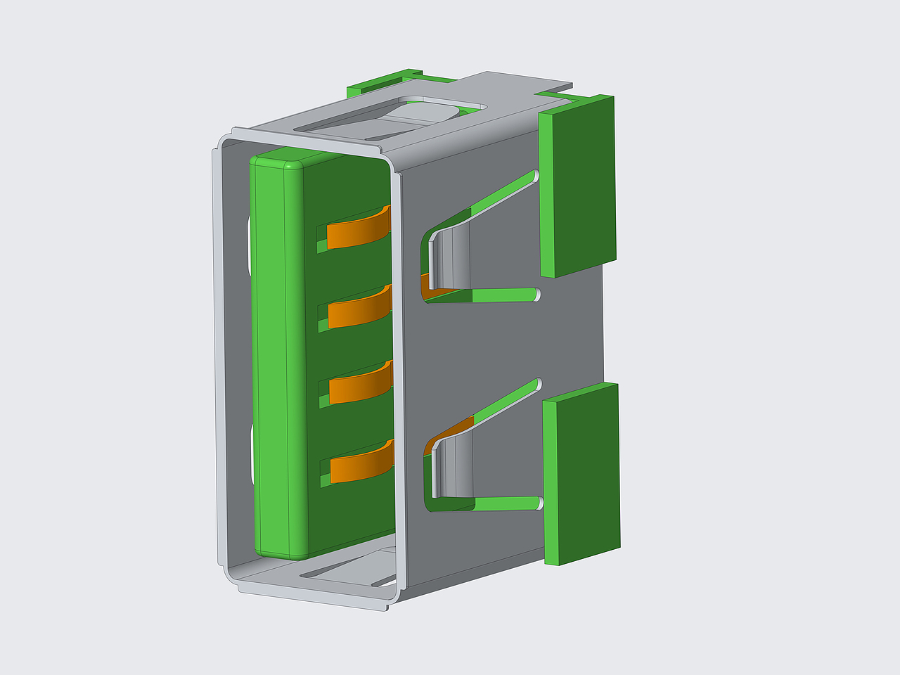 QC3.0 智能车充 | 产品建模 | 结构设计（图ZNDAyMDAzNDc2） - 电子产品 - 站酷设计师XINC新城原创素材 - 站酷ZCOOL