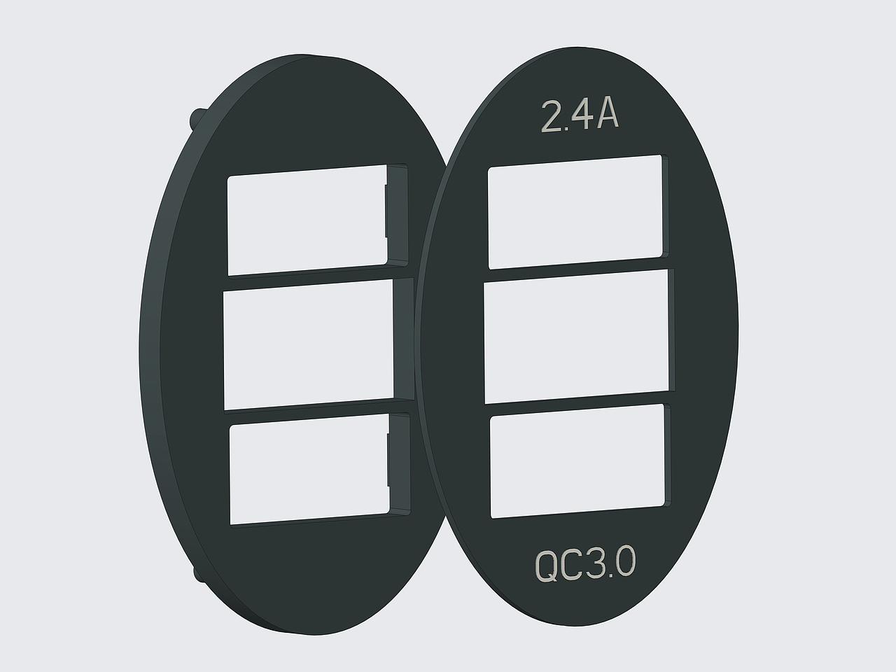 QC3.0 智能车充 | 产品建模 | 结构设计（图ZNDAyMDAzNTA0） - 电子产品 - 站酷设计师XINC新城原创素材 - 站酷ZCOOL