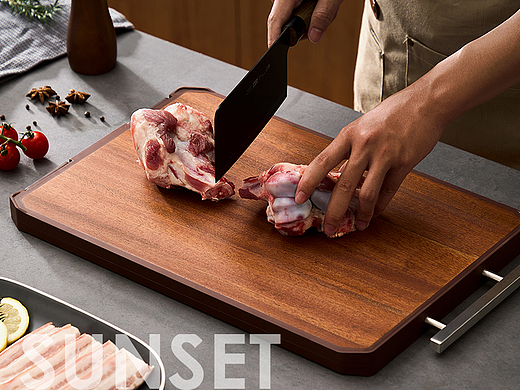 产品摄影丨高端乌檀木菜板 x 日落文化Sunset