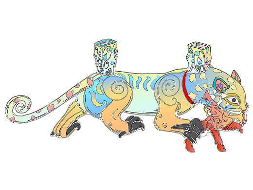 中山国文物创作学生作品