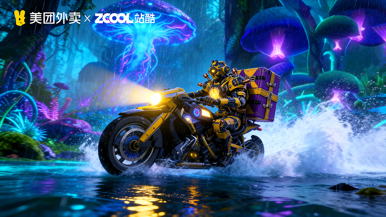 次元速递：蒸汽赛博骑士燃爆热辣滚烫（图ZNDAyMDA2OTM2） - AI作品 - 站酷设计师Jinliju阿进原创素材 - 站酷ZCOOL