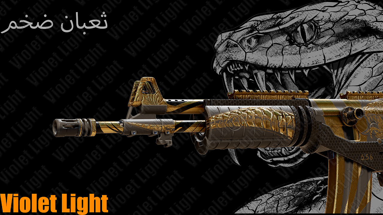 金鳞图腾_加利尔_CS2原创皮肤（图ZNDAyMDA4ODAw） - 动画/影视 - 站酷设计师Violet_Light原创素材 - 站酷ZCOOL