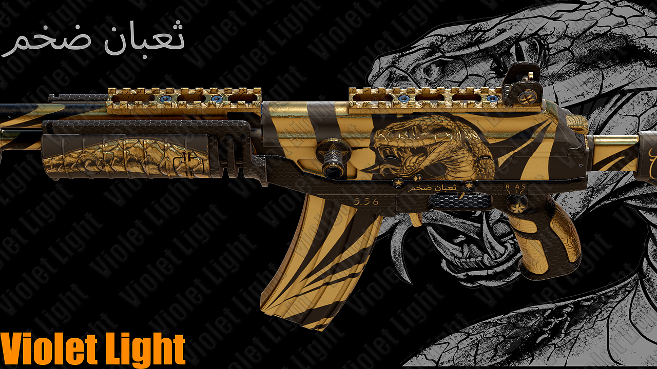 金鳞图腾_加利尔_CS2原创皮肤（图ZNDAyMDA4Nzky） - 动画/影视 - 站酷设计师Violet_Light原创素材 - 站酷ZCOOL