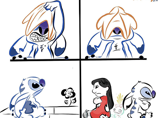 插画练习 （史迪仔）