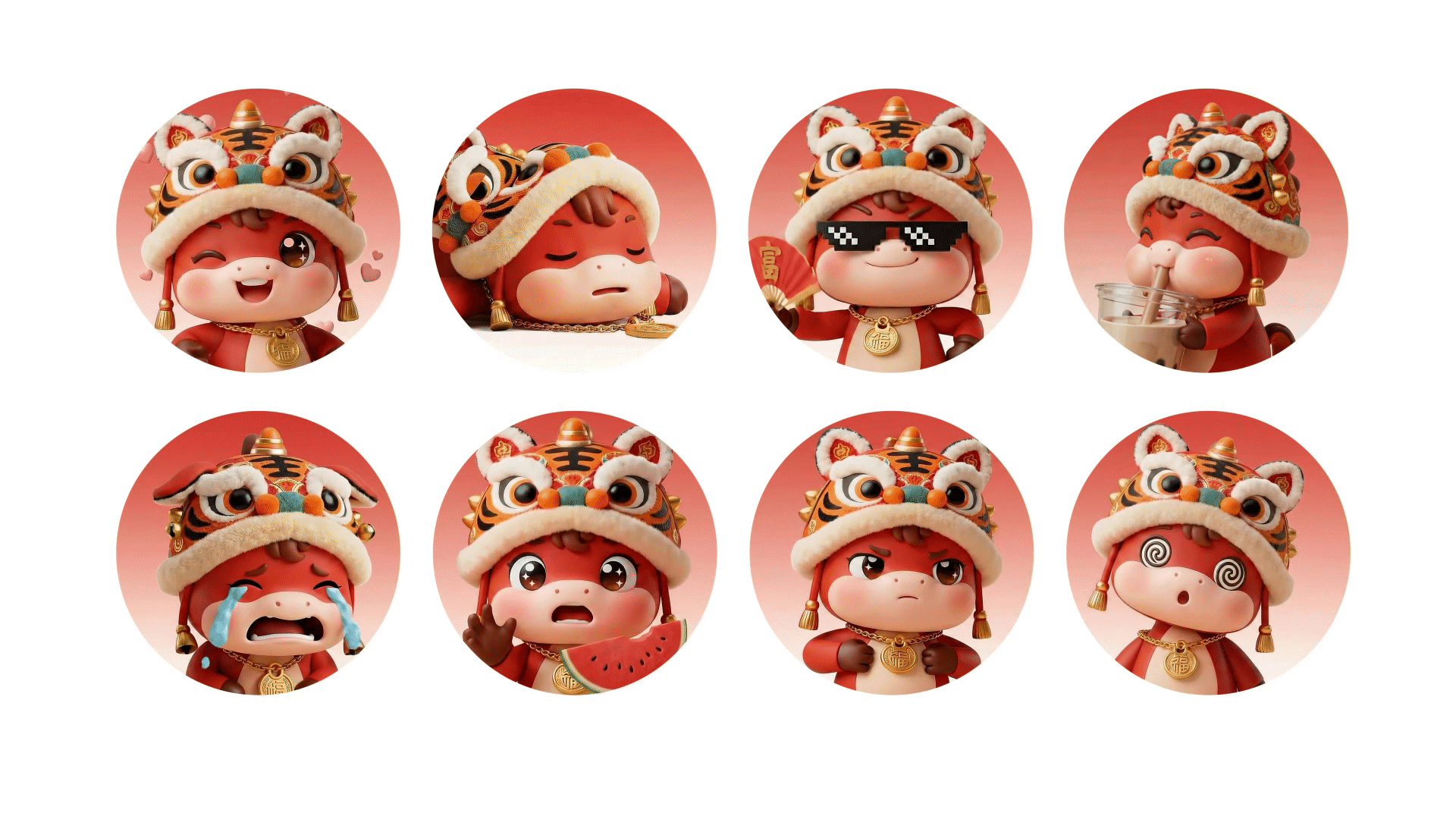 ai视频案例2026马年新春元宵拜年视频（图ZNDAyMDExOTYw） - AI作品 - 站酷设计师小小Rain原创素材 - 站酷ZCOOL