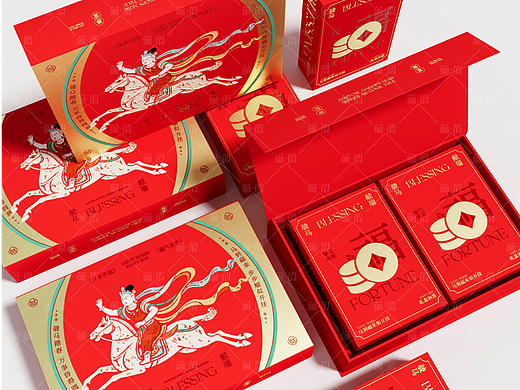 新年节日礼盒包装设计