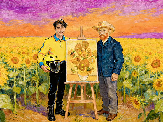 美团×梵高：专人专送，守护“滚烫”渴望