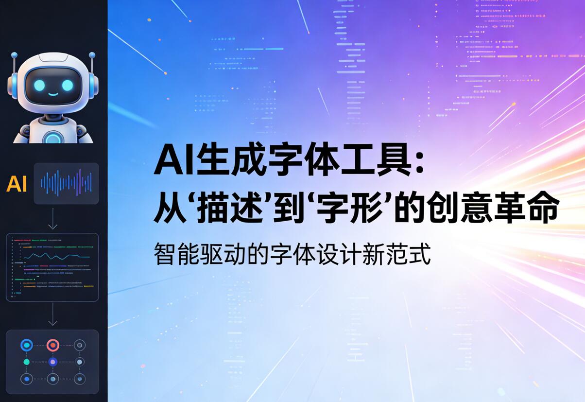 AI生成字体工具：从“描述”到“字形”的创意革命（图ZMTUzOTI3MDA=） - 教程 - 站酷设计师设计便利贴原创素材 - 站酷ZCOOL