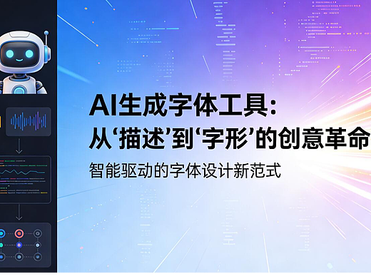AI生成字体工具：从“描述”到“字形”的创意革命