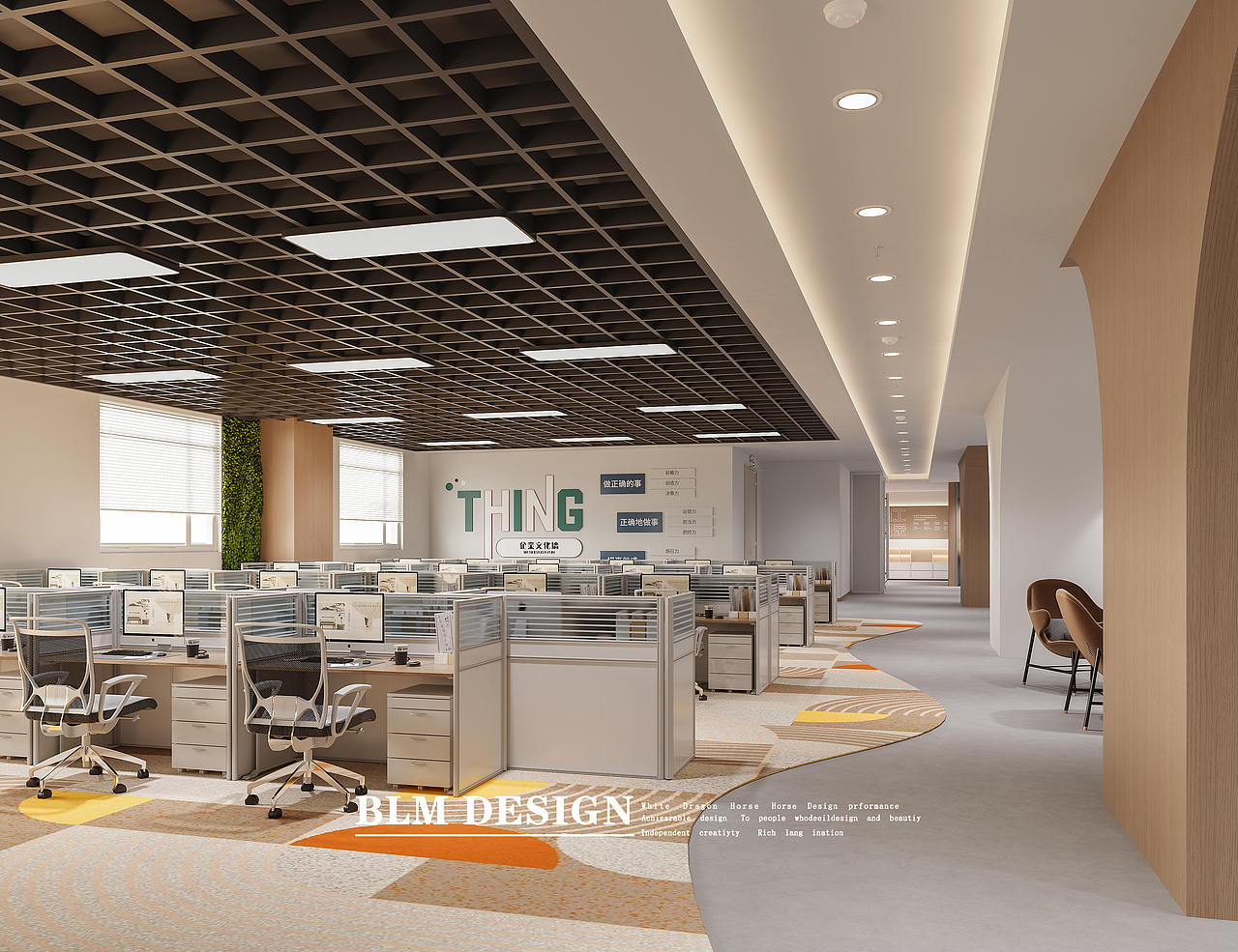 培训机构设计案例分享（图ZNDAyMDE4Mjcy） - 家装设计 - 站酷设计师白龙马效果图露露原创素材 - 站酷ZCOOL