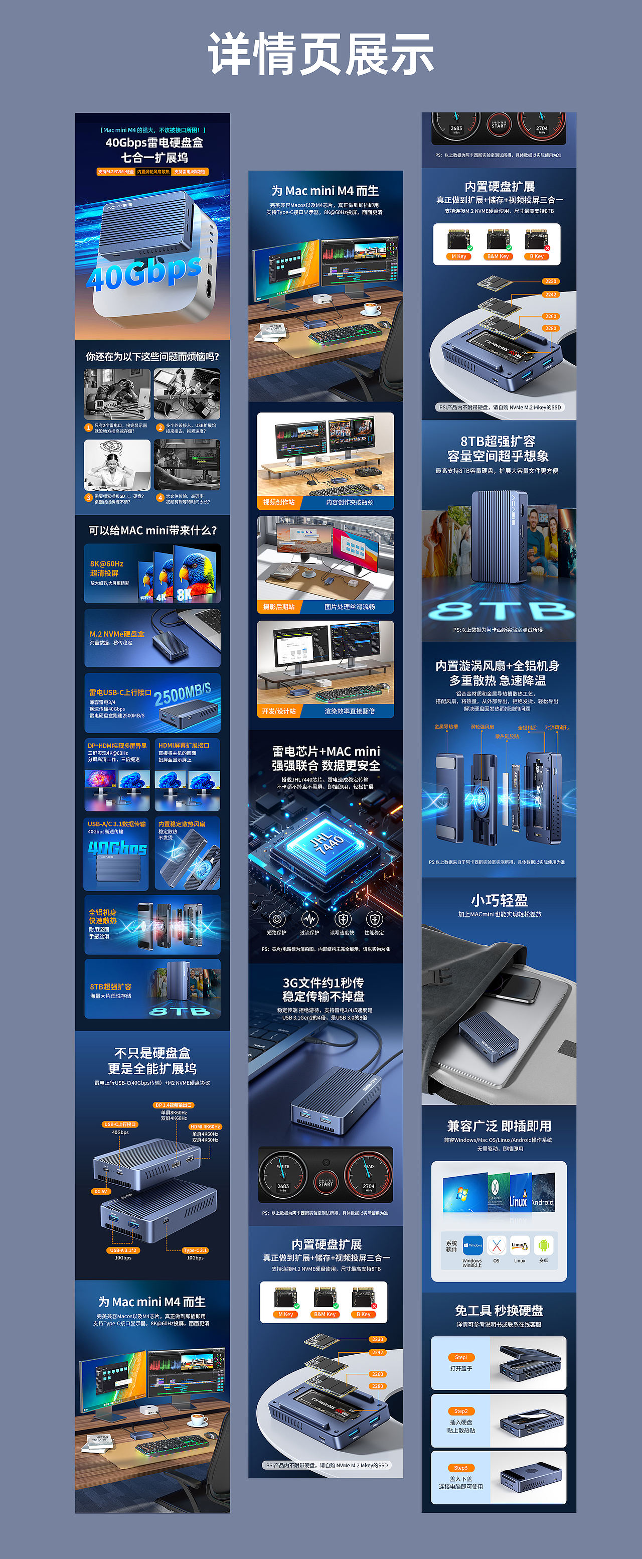 5合1扩展坞（详情页）（图ZNDAyMDI0NDI4） - 电子产品 - 站酷设计师碎碎念吧原创素材 - 站酷ZCOOL