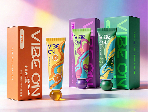 VIBE ON牙膏包装设计