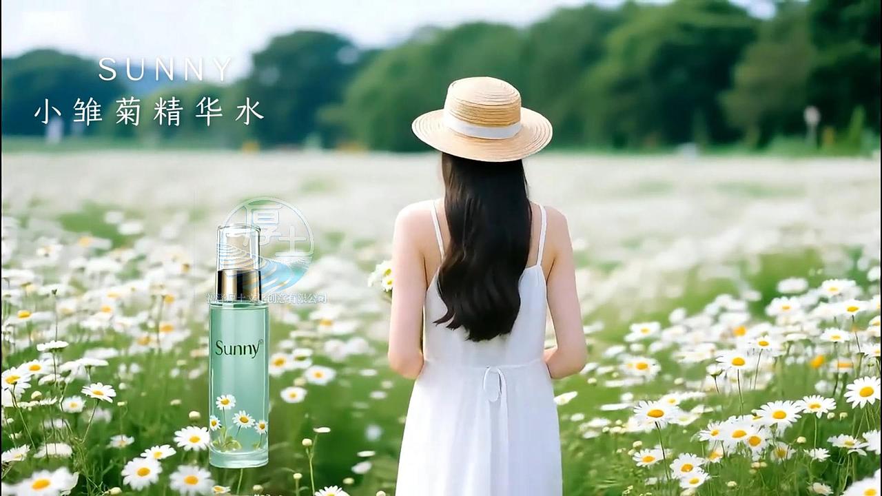 「夏日治愈感」 这支小雏菊精华水直接把花海搬来了！（图ZNDAyMDMxMjIw） - 生活用品 - 站酷设计师黄柒柒原创艺术原创素材 - 站酷ZCOOL