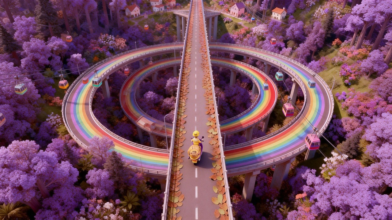 湿地小镇的周年庆急送（图ZNDAyMDMyNDI4） - AI作品 - 站酷设计师ArtFunStudio原创素材 - 站酷ZCOOL