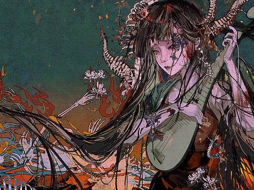 黑骷髅（个人主页-ZNzMwOTY4Mjg=） - 创作习作 - 站酷设计师墨墨无名原创素材 - 站酷ZCOOL