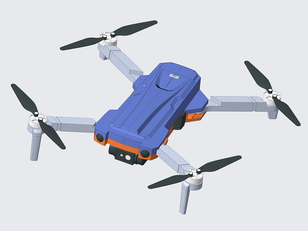 三轴云台无人机 | 产品建模 | 结构设计（图ZNDAyMDM4NTYw） - 电子产品 - 站酷设计师XINC新城原创素材 - 站酷ZCOOL