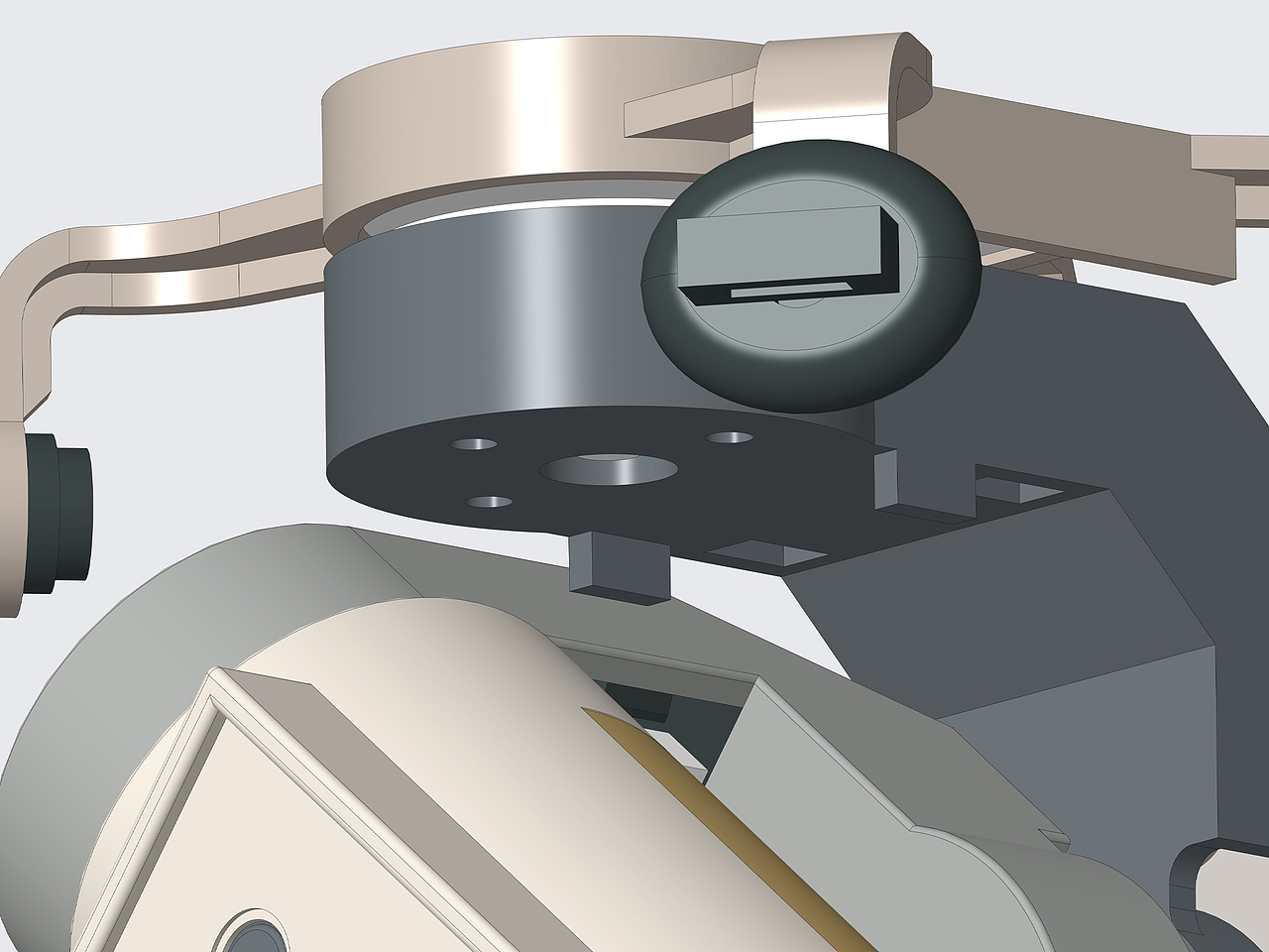 三轴云台无人机 | 产品建模 | 结构设计（图ZNDAyMDM4NjE2） - 电子产品 - 站酷设计师XINC新城原创素材 - 站酷ZCOOL