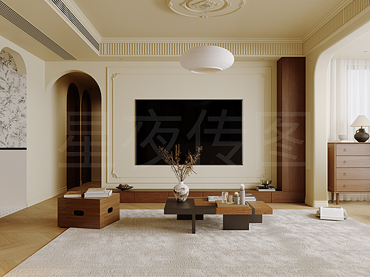 中古风家装效果图