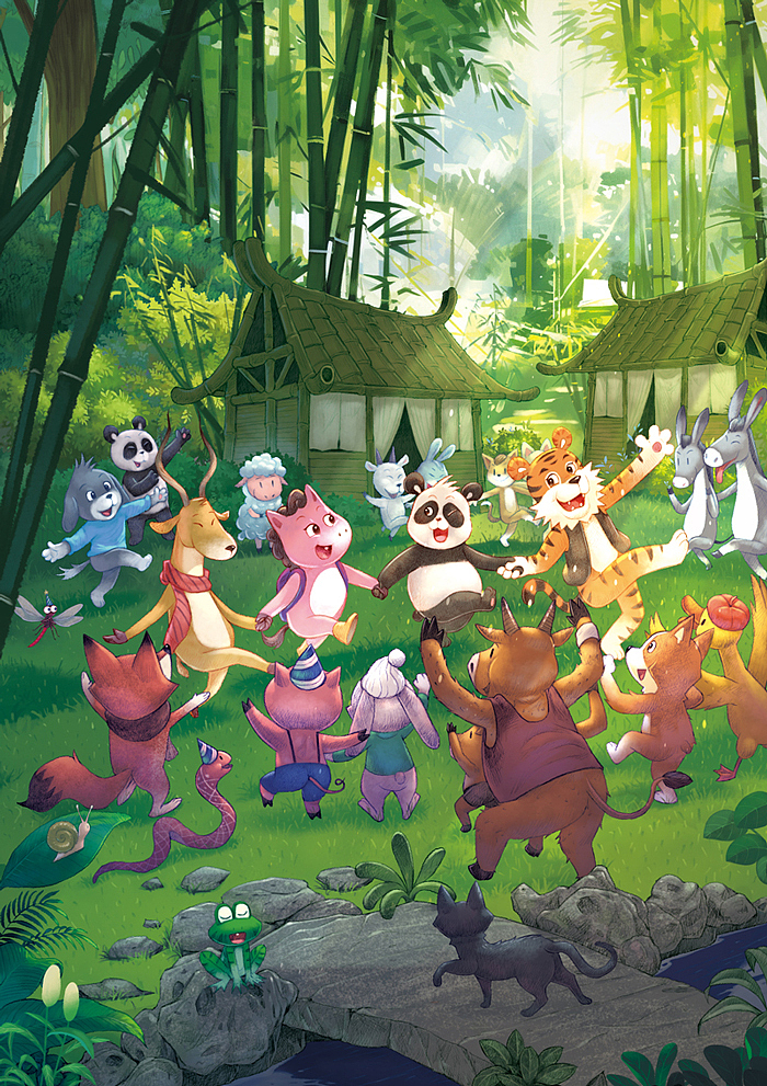 新的一年新的开始（图ZNDAyMDQzNjEy） - 儿童插画 - 站酷设计师MAIYAhaha原创素材 - 站酷ZCOOL