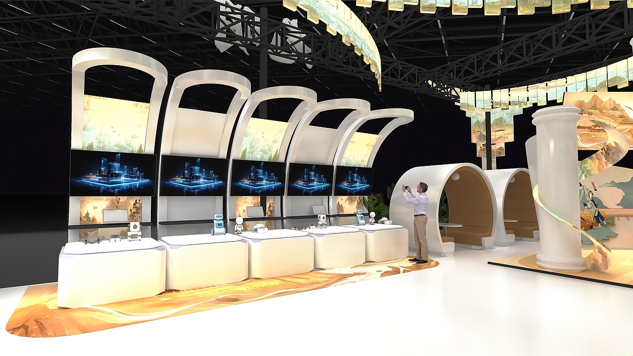 展台【流标废稿】（图ZNDAyMDQ5MzQw） - 展陈设计 - 站酷设计师XRM熊先生原创素材 - 站酷ZCOOL