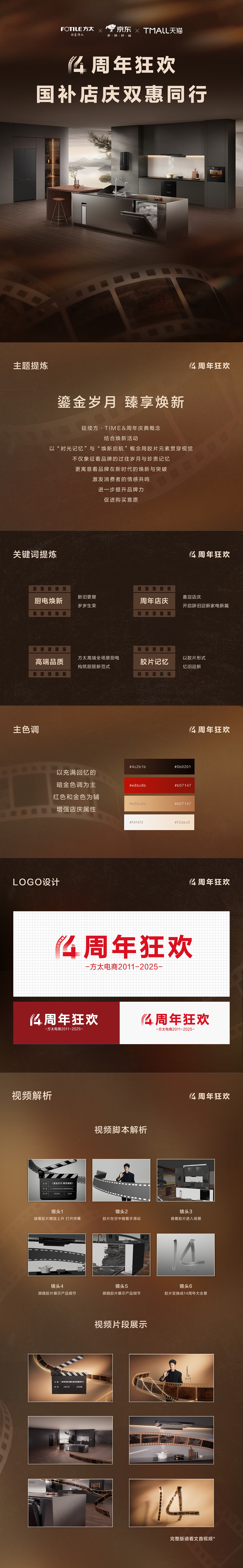 方太14周年店庆《国补店庆双惠同行》促销全案（图ZNDAyMDYxMDk2） - 电商 - 站酷设计师Dxxxi原创素材 - 站酷ZCOOL