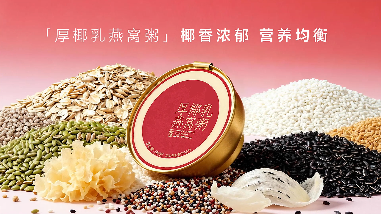 燕窝粥礼盒视频（图ZNDAyMDY1Mjk2） - 产品摄影 - 站酷设计师Eric_yang95原创素材 - 站酷ZCOOL