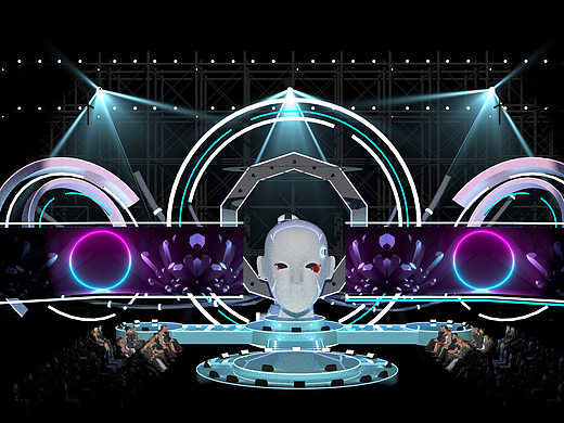 舞台设计3D建模学生作品