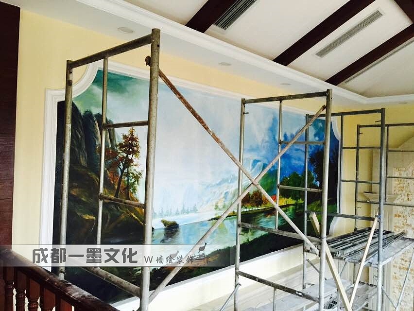 风景油画，写实墙绘（图ZNDAyMDgyODY4） - 绘画 - 站酷设计师壁画墙绘原创素材 - 站酷ZCOOL