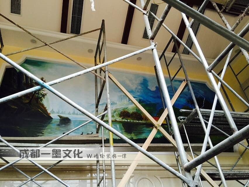 风景油画，写实墙绘（图ZNDAyMDgyODY0） - 绘画 - 站酷设计师壁画墙绘原创素材 - 站酷ZCOOL