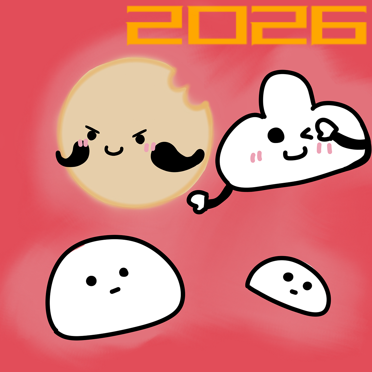 2026新年快乐（图ZNDAyMDgzNjAw） - IP形象 - 站酷设计师阿瑜阿瑜原创素材 - 站酷ZCOOL