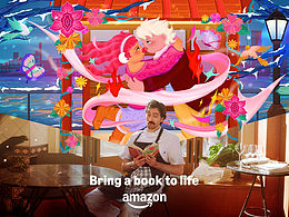 亚马逊图书｜插画广告合作