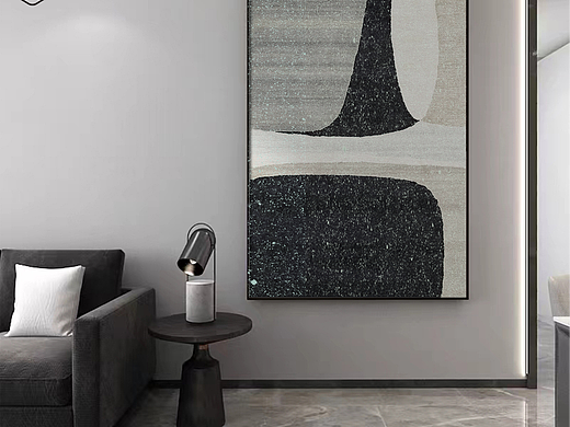 【颜舍・晶珠壁材】墨块衔灰，晶痕织简（个人主页-ZNzMxMDIyMjg=） - 家装设计 - 站酷设计师颜舍晶制空间原创素材 - 站酷ZCOOL