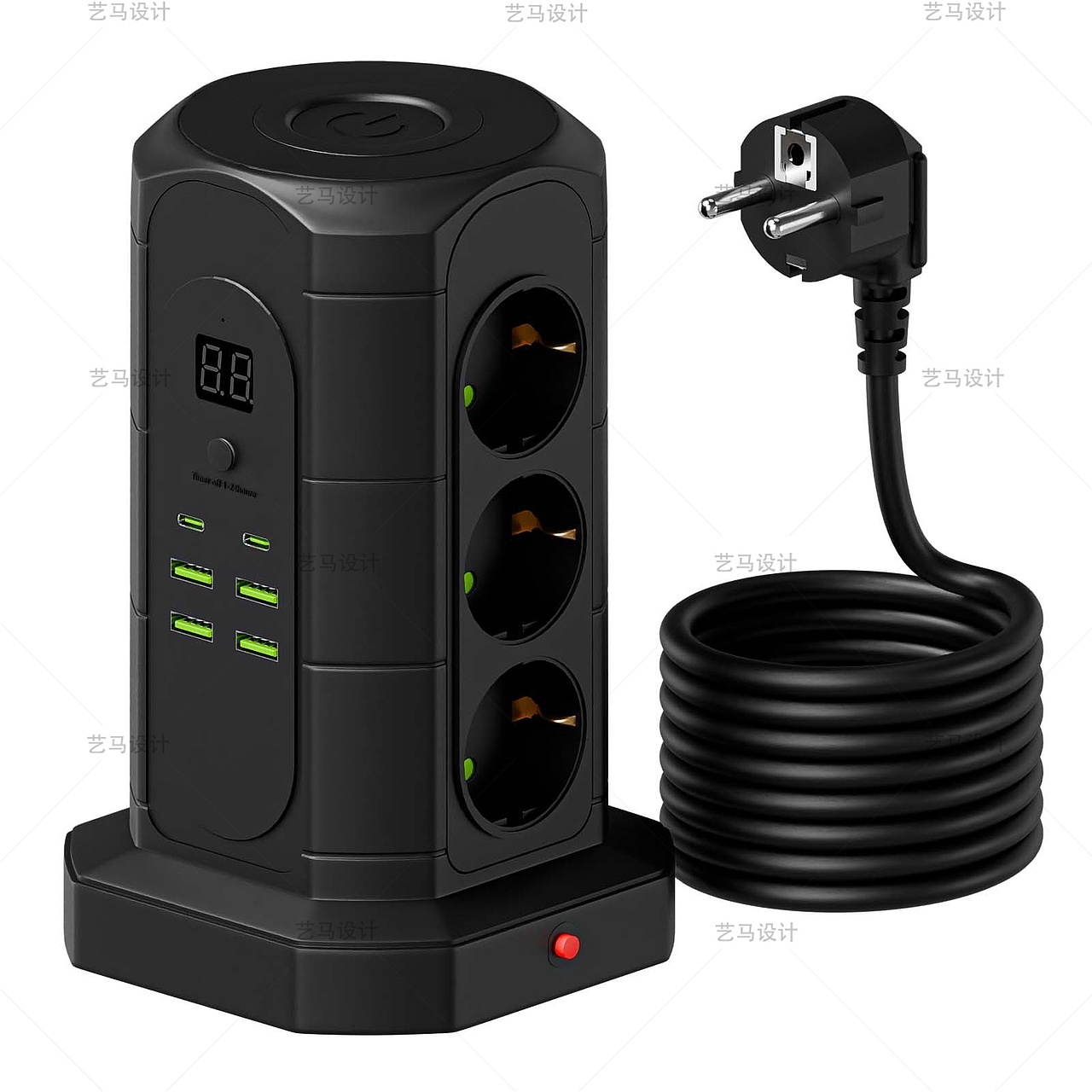 数码电子产品 定时插座-Amazon亚马逊主副图A+设计（图ZNDAyMDkzMzM2） - 电商 - 站酷设计师亚马逊设计工作室原创素材 - 站酷ZCOOL