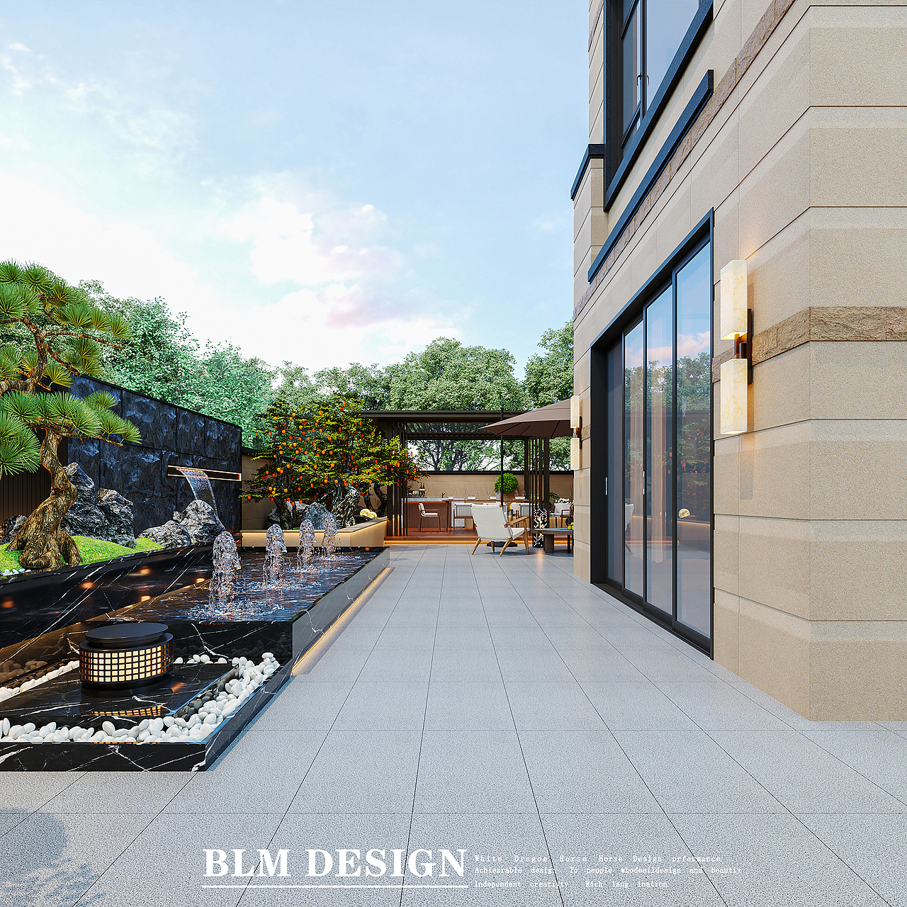 外立面效果图案例（图ZNDAyMTAyNTky） - 建筑设计 - 站酷设计师白龙马雅雅原创素材 - 站酷ZCOOL