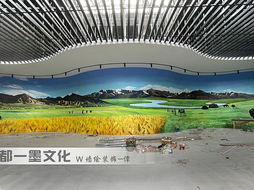 风景油画，写实风景