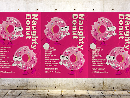 AE练习｜粉色甜甜圈 - Amy Jiang Design