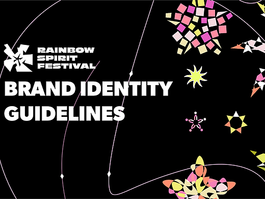 VI视觉｜彩虹精神音乐节（英文） - Amy Jiang Design