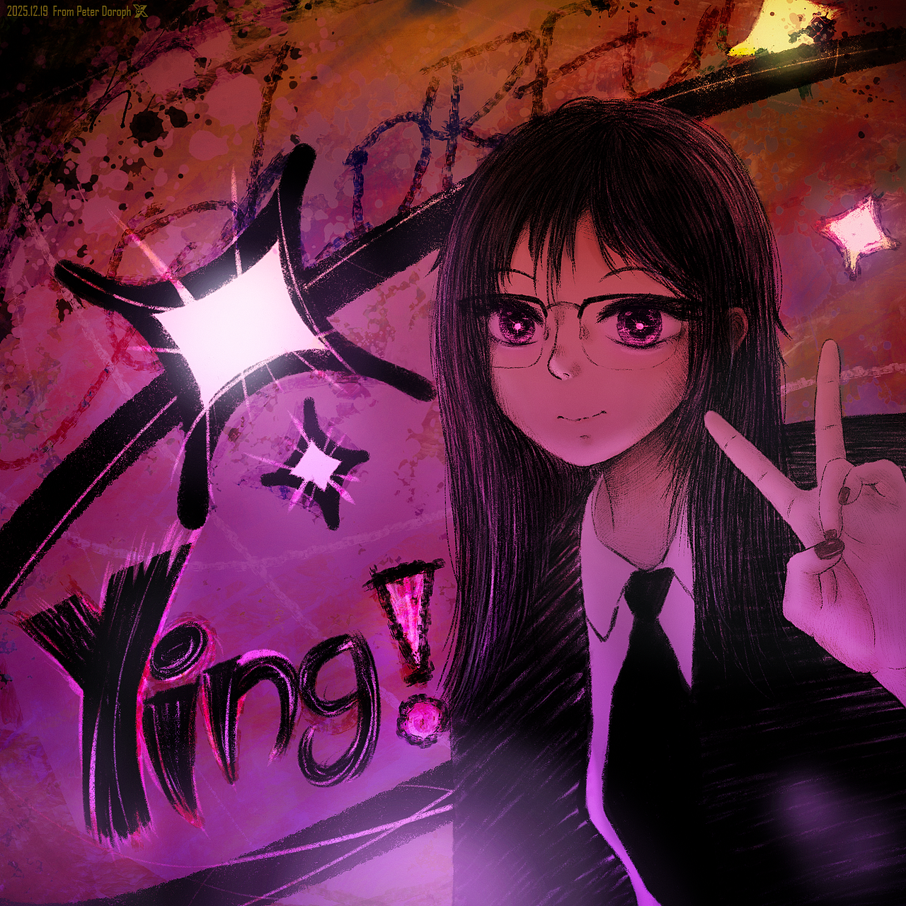 生日礼物~~【YING 2025 - COLORFUL PARTY!】（图ZNDAyMTE3MTk2） - 艺术插画 - 站酷设计师Peter_Doroph原创素材 - 站酷ZCOOL