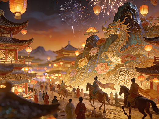 马年灯会，盛世国风