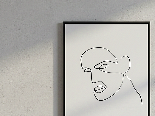 《一笔肖像》- 板绘