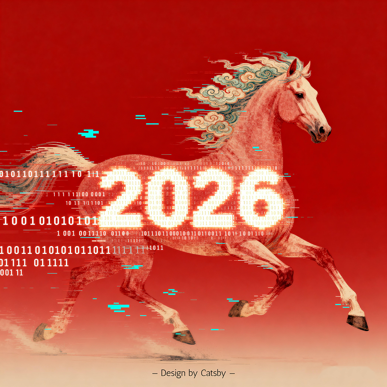 奔向2026（图ZNDAyMTI0NzQ4） - 海报 - 站酷设计师喵茨比Catsby原创素材 - 站酷ZCOOL