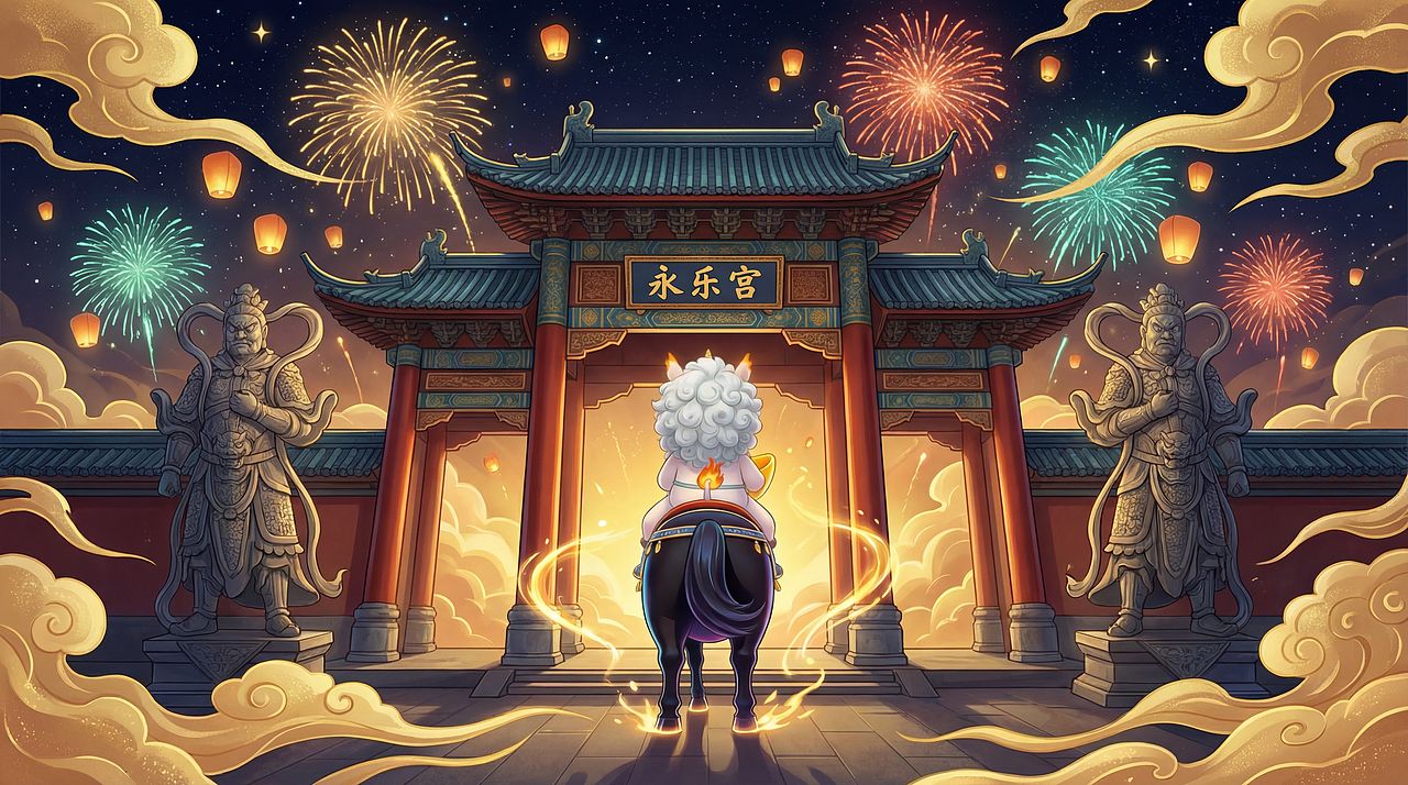 永乐承千载 · 瑞兽启新程(图ZNDAyMTI1OTg4) - AI作品 - 站酷设计师Zana_Art原创素材 - 站酷ZCOOL