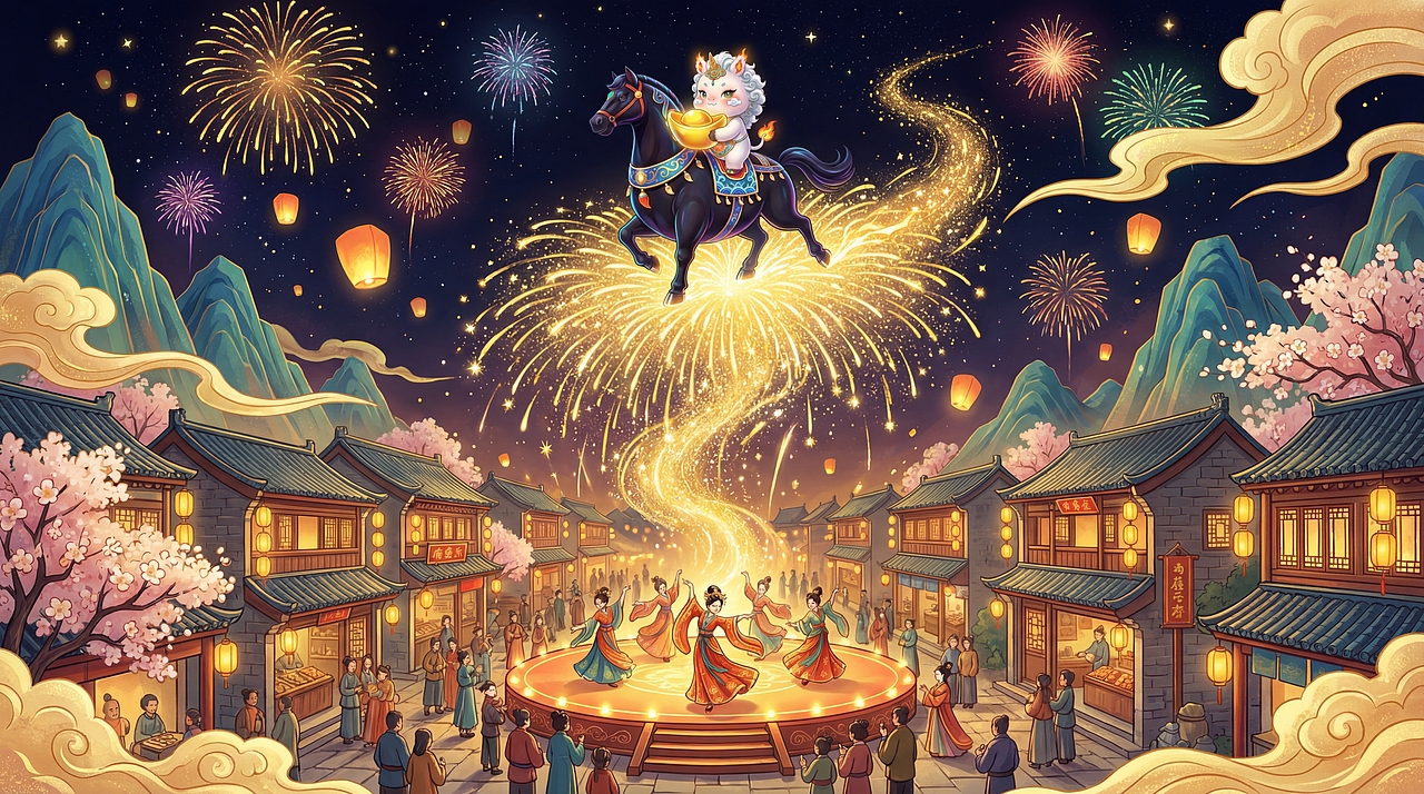 永乐承千载 · 瑞兽启新程（图ZNDAyMTI2MDAw） - AI作品 - 站酷设计师zana1129原创素材 - 站酷ZCOOL