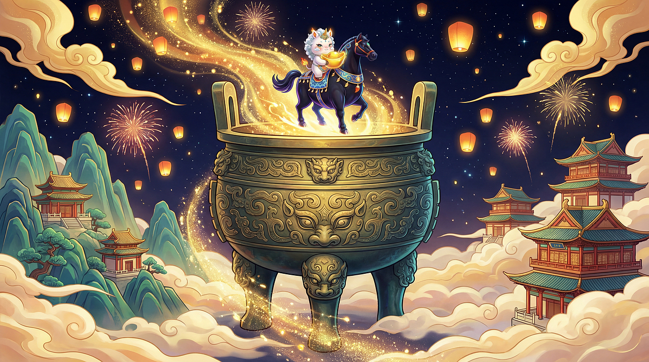 永乐承千载 · 瑞兽启新程（图ZNDAyMTI2MTMy） - AI作品 - 站酷设计师zana1129原创素材 - 站酷ZCOOL