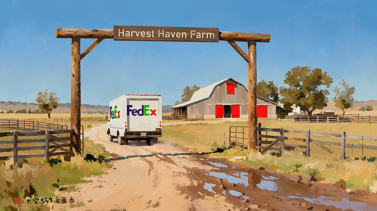 一组油画风场景练习（图ZNDAyMTI2MzAw） - 艺术插画 - 站酷设计师太空蜗牛爱画画原创素材 - 站酷ZCOOL