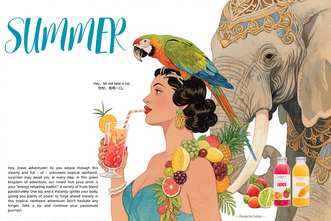 2025年年度作品集（图ZNDAyMTI4Njg4） - 海报 - 站酷设计师喵茨比Catsby原创素材 - 站酷ZCOOL