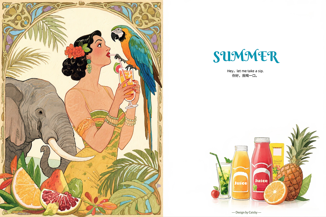 2025年年度作品集（图ZNDAyMTI4Njky） - 海报 - 站酷设计师喵茨比Catsby原创素材 - 站酷ZCOOL